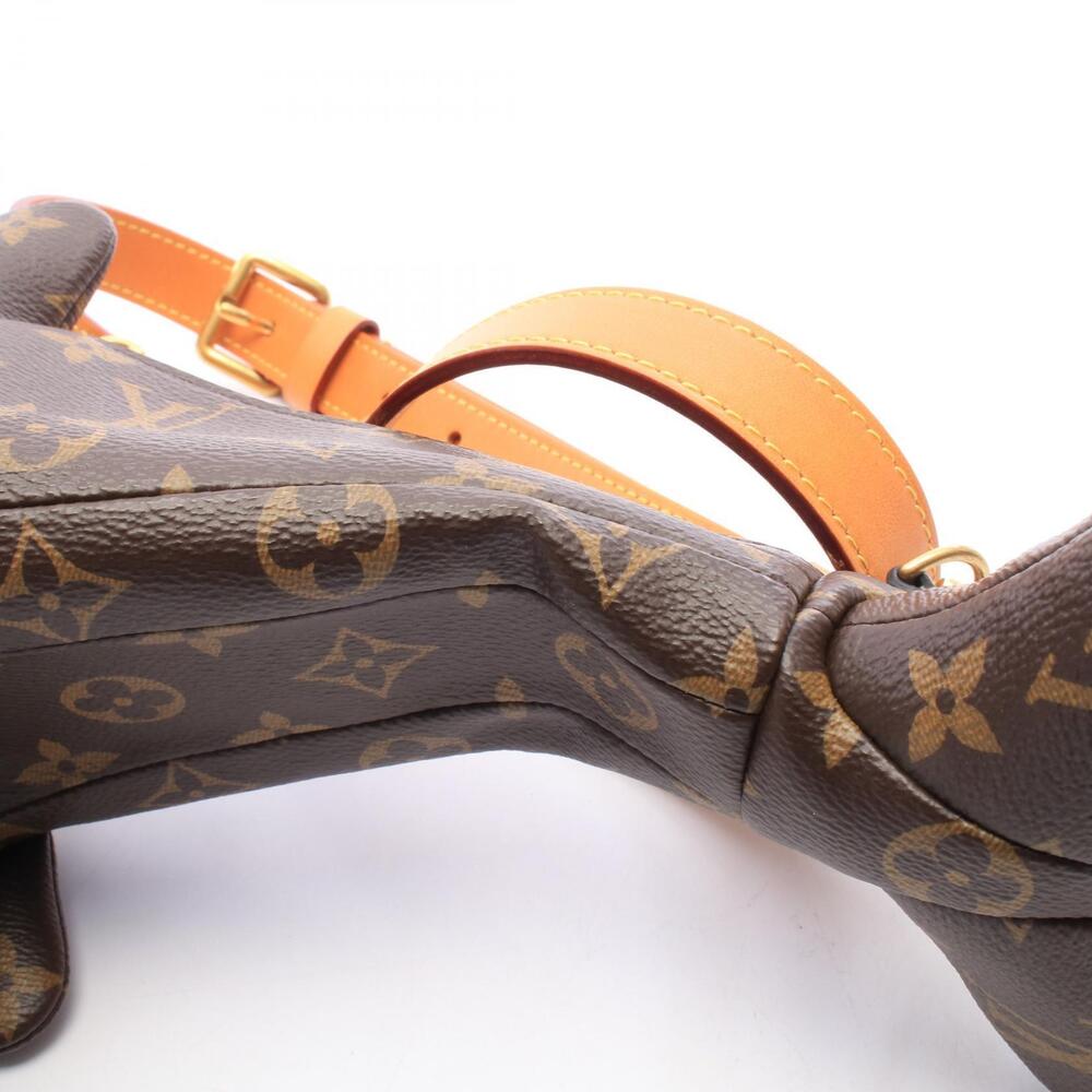 Louis Vuitton Dolphin Bag Monogram Canvas Leather Shoulder Bag Brown - Picture 5 of 8